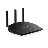 NETGEAR 4-Stream WiFi 6 Router (R6700AX) – AX1800 Wireless Speed (Up to 1.8 Gbps) | Coverage up to 1,500 sq. ft., 20 devices