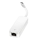 TP-Link USB C to Ethernet Adapter(UE300C), RJ45 to USB C Type-C Gigabit Ethernet LAN Network Adapter, Compatible with MacBook Pro 2017-2020, MacBook Air, Surface, Dell XPS and More, White
