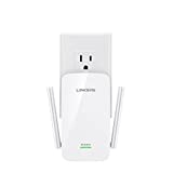 Linksys WiFi Extender, WiFi 5 Range Booster, Dual-Band Booster, 1,000 Sq. ft Coverage, Speeds up to (AC750) 750Mbps - RE6300
