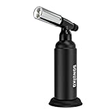 Sondiko Big Butane Torch - Adjustable Double Flame Culinary Torch Refillable Industrial Torch - Blow Torch Lighter with Safety Lock for Soldering Baking Welding DIY Crafts - Butane Gas Not Included