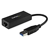 StarTech.com USB 3.0 to Gigabit Ethernet Adapter - 10/100/1000 NIC Network Adapter - USB 3.0 Laptop to RJ45 LAN (USB31000S)