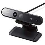 ELECOM -Japan Brand- Webcam with Microphone Full HD 1080P 30FPS, Streaming, Windows Hello Facial Recognition, Compatible with Windows 11 10, Easy Login for Desktop & Laptop (UCAM-CF20FBBK)
