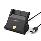 DOD Military USB Common Access CAC Smart Card Reader, Suitable for Military ID Card/IC Bank Chip Card Reader, Compatible with Windows, Mac OS and Linux.