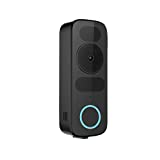 Doorbell Camera Smart doorbell, Wired WiFi Video Doorbell Camera,1080P HD, 2-Way Audio,Compatible with Alexa Ehco Show, Google Nest Hub 2021 Release (Black)