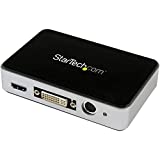 StarTech.com HDMI Video Capture Device - 1080p - 60fps Capture Card - USB Video Recorder - with HDMI DVI VGA (USB3HDCAP) Black