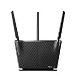 ASUS WiFi 6 Router (RT-AX68U) - Dual Band Gigabit Wireless Router, 3x3 Support, Gaming & Streaming, AiMesh Compatible, Included Lifetime Internet Security, Parental Control, MU-MIMO, OFDMA