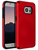 Samsung Galaxy S7 Case,Galaxy S7 Case,SENON Slim-fit Shockproof Anti-Scratch Anti-Fingerprint Protective Case Cover for Samsung Galaxy S7,Red