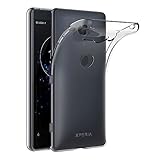Case for Sony Xperia XZ2 Compact (5 inch) MaiJin Soft TPU Rubber Gel Bumper Transparent Back Cover