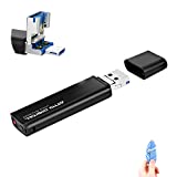 LightREC - Mini Voice Activated Recorder – Slim USB Flash Drive | 26 Hours Battery | 8GB - 94 Hours Capacity | 512 Kbps Audio Quality | Easy to Use USB Memory Stick Sound Recorder | by aTTo Digital
