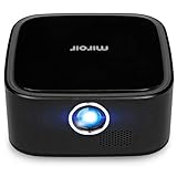 Miroir Mini Projector, M29, Black, 1080P Supported, 50in Picture, Rechargeable Battery, Home / Outdoor Entertainment, Compatible with TV Stick / Laptop / iPhone / Android / Game Consoles (Renewed)