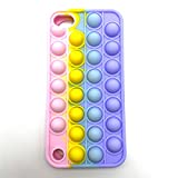 for iPod Touch 7 Case Cute iPod Touch 6 Case Touch 5 Case Push Pop Bubble Silicone Pop Phone Case Girls Women Sensory Fidget Anxiety Reliver Stress Toys Cover for iPod Touch 7th 6th 5th Generation