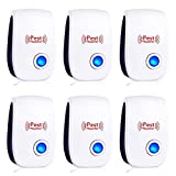 VART Ultrasonic Pest Repeller 6 Pack, Ultrasonic Pest Repellent, Indoor Pest Control Electronic Plug in, Insect Repellent for Mosquito, Mouse, Cockroaches,Rats,Bug, Spider, Ant, Flies