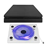 Linkstyle USB Cooler Cooling Fan Stand, LED Light Cooler Pad Compatible with PS4, PS4 Pro Console, PS4 Slim, PS3/Slim, Laptop, Notebook, Gaming Consoles