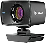 Elgato Facecam - 1080p60 True Full HD Webcam for Live Streaming, Gaming, Video Calls, Sony Sensor, Advanced Light Correction, DSLR Style Control, Works with OBS, Zoom, Teams, and More, for PC/Mac