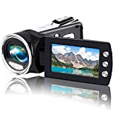 Video Camera Camcorder Full HD 1080P 30FPS 24.0MP Vlogging Camera for YouTube TikTok 2.8 Inch 270 Degree Rotation Screen Digital Video Camera Recorder Camcorders for Kids Teens Beginners