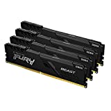Kingston FURY Beast 128GB (4x32GB) 2666MHz DDR4 CL16 Desktop Memory Kit of 4 KF426C16BBK4/128, Black