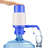 Water Bottles Pump Blue Manual Hand Pressure Drinking Fountain Pressure Pump Water Press Pump with an Extra Short Tube and Cap Fits Most 2-6 Gallon Water Coolers …