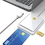 CAC Smart Card Reader, DOD Military USB Common Access CAC Smart Card Reader and SIM Card Reader,Compatible with Mac Os, Windows,Linux