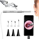Anykit Ear Wax Removal Tool, HD Otoscope for Android and PC-NOT for iPhone/iPad, Ultra Clear View Ear Camera with Wax Remover, Ear Endoscope with LED Lights, Ear Cleaning Camera with Ear Spoon