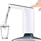 PUDHOMS 5 Gallon Water Dispenser - USB Charging Water Pump for 5 Gallon Bottle Universal Fit Water Bottle Pump Portable Electric Water Jug Dispenser Drinking Water Dispenser 5 Gallon for 2 3 5 Gallon