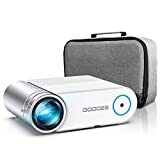 Projector, GooDee Mini Portable Video Projector 7500L, 1080P Full HD and 200”Display Supported Outdoor Movie Projector, Home Theater Projector Compatible with TV Stick, PS4,HDMI,USB,VGA,AV and Phone