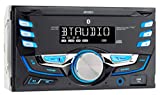 JENSEN MPR420 7 Character LCD Double DIN Car Stereo Receiver | Push to Talk Assistant | Bluetooth Hands Free Calling & Music Streaming | AM/FM Radio | USB Playback & Charging | Not a CD Player