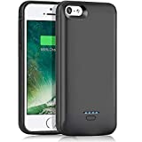 Battery Case for iPhone 5/5S/SE (4.0 inch), 4000mAh Slim Charger Case Rechargeable Portable Case Extended Battery Charging Case for iPhone 5/5S/SE Protective Backup Power Case (4.0") (Not Fit 2020 SE)