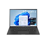 LG Gram 14Z90P Laptop 14" IPS Ultra-Lightweight, (1920 x 1200), Intel Evo 11th gen CORE i7 , 32GB RAM, 1TB SSD, Windows 11 Home, 72 Wh Battery, Alexa Built-in, 2X USB-C, HDMI, USB-A – Black