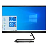 Lenovo IdeaCentre AIO 3, 24' All-in-One Computer, AMD Ryzen 3 4300U Mobile Processor, Integrated Graphics, 8GB DDR4, 256GB M.2 Name SSD, DVD RW Drive, Windows 10, F0EW005TUS, Business Black
