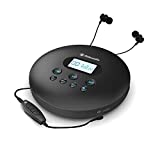 Oakcastle CD100 Portable CD Player with Bluetooth | Rechargeable Battery | Headphones Included | AUX Output