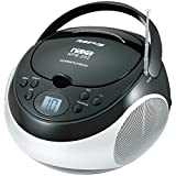 Naxa Electronics NPB-252 BK Portable MP3/CD Player with AM/FM Stereo Radio (Black)
