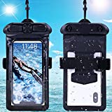 Puccy Case Cover, Compatible with BLU Energy XL 2016 Black Waterproof Pouch Dry Bag (Not Screen Protector Film) New Version