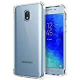 Galaxy J3 Orbit Case for Men Women Boys Girls Crystal Clear Shockproof Bumper Protective Cell Phone Case for Samsung Galaxy J3 2018/ J3 Star/ J3 Achieve/Amp Prime 3/ J3 Express Prime 3/ J3 V/ J3 Aura