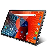 Tablet 10 Inch Android 9.0 3G Phone Tablets with 32GB Storage Dual Sim Card 5MP Camera, WiFi, Bluetooth, GPS, Quad Core, HD Touchscreen, Support 3G Phone Call (Black)