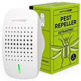 BRISON Ultrasonic Pest Repeller - Easy & Humane Way to Reject Rodents Ants Cockroaches Beds Bugs Mosquitos Fly Spiders Rats 1 Pack