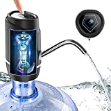 5 Gallon Water Pump Dispenser,Electric Water Bottle Pump Water Dispenser Jug Drinking Water Pump For Home Kitchen Office Camping Outdoors Fit For 3-5 Gallon Water Bottle (Black)