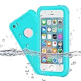 Waterproof iPhone 5/5S/SE Case(for SE 2016 4.0 INCH, NOT for SE 2020 4.7 INCH), EFFUN IP68 Certified Waterproof Dustproof Snowproof Shockproof Case Fully Sealed Underwater Cover with Built-in Screen Protector