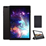 2021 New 10 inch Tablet 5G+2.4G WiFi with case, Octa-Core Tablet, Android 9.0 Pie, 3GB RAM, 32GB ROM, IPS Full HD1920x1200 Display, 5G WiFi, Frosted Metal Body (Black)